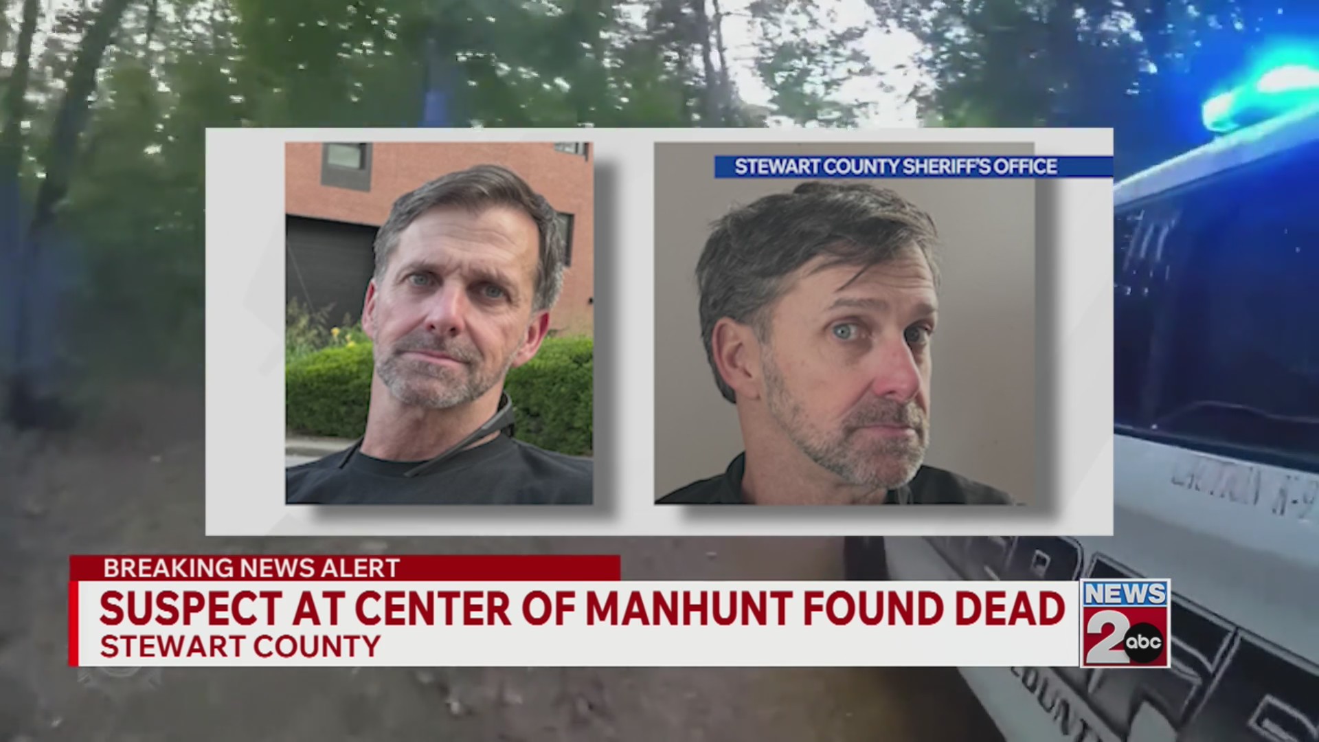 Suspect at center of manhunt found dead