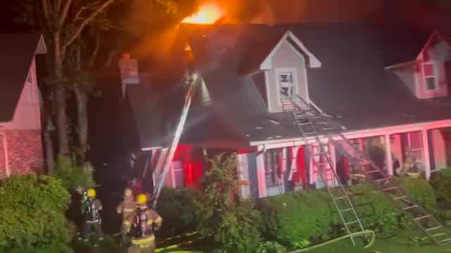 Lightning strike causes house fire in North Little Rock: NLRFD
