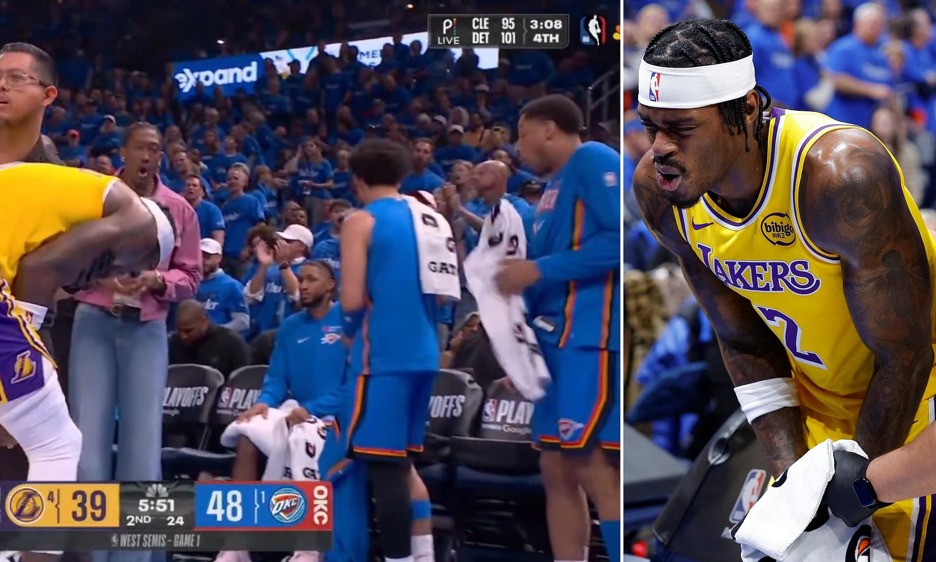 Lakers star left screaming as horrific finger injury forces his ...