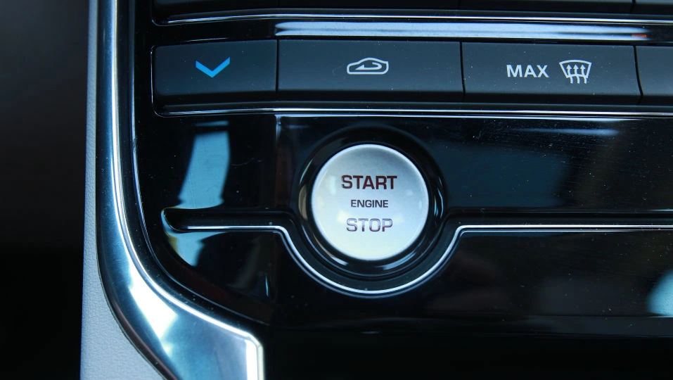 Pressing a car's power button at speed triggers safety protocols