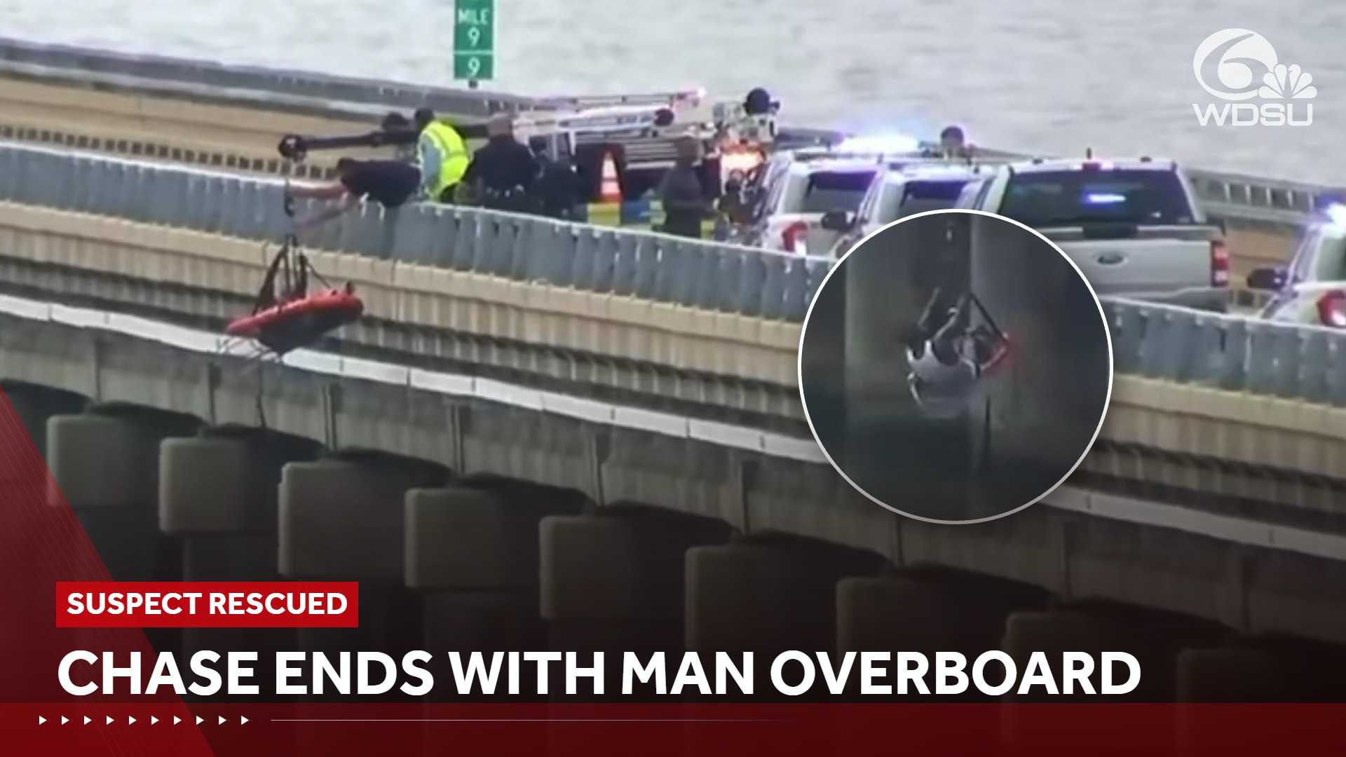 Carjacking, home invasion suspect who jumped from Causeway Bridge ...