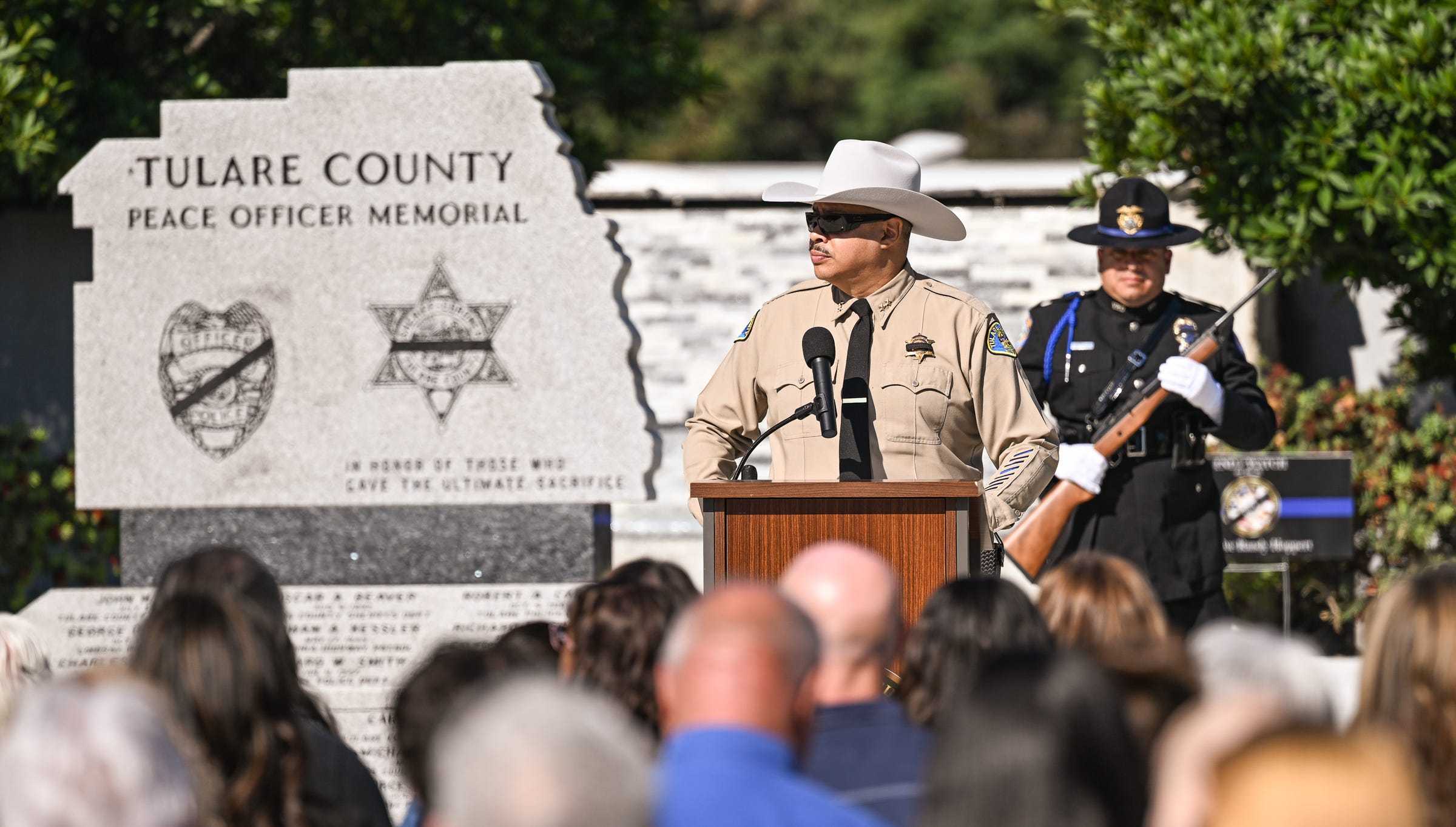 Tulare County honors fallen officers, adds new name to memorial