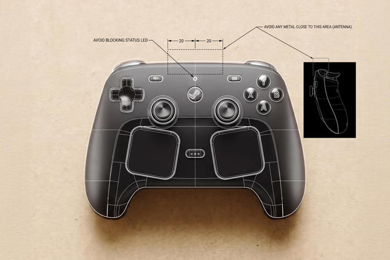 Valve、新型「Steam Controller」のCAD公開、CCライセンスで改造・カスタマイズを支援