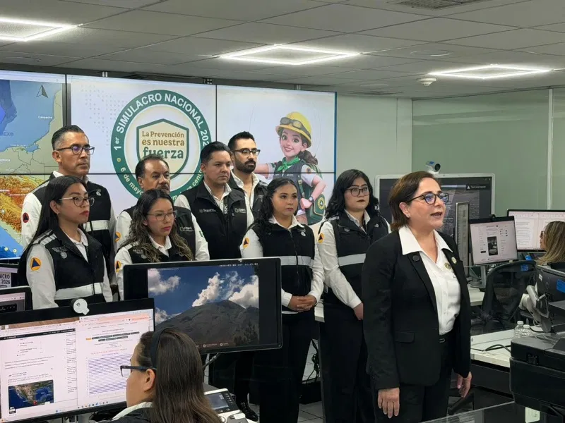 Participan 37 millones de personas en el primer simulacro nacional 2026