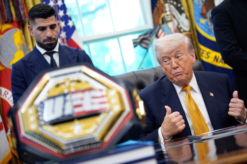 UFC star Ilia Topuria tells Donald Trump to his face he's surprised by ...