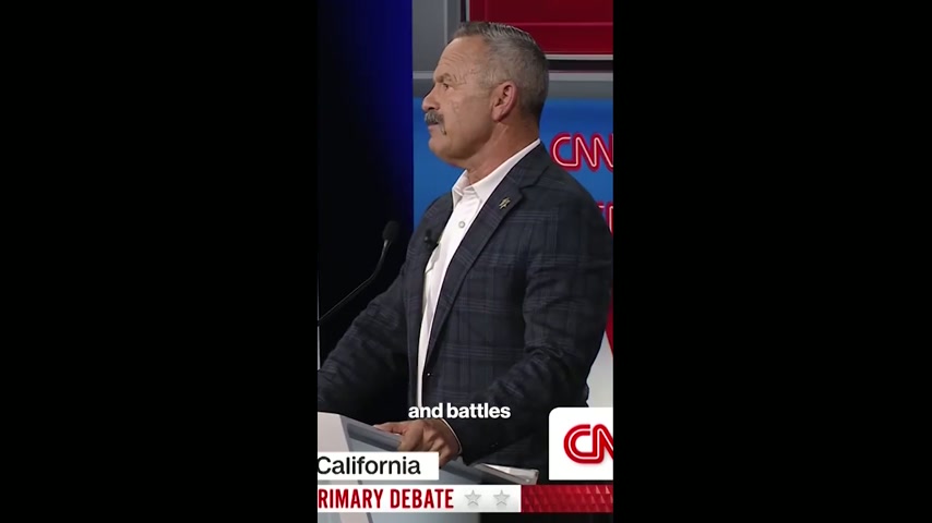 Chad Bianco confronted with past Steve Hilton comments