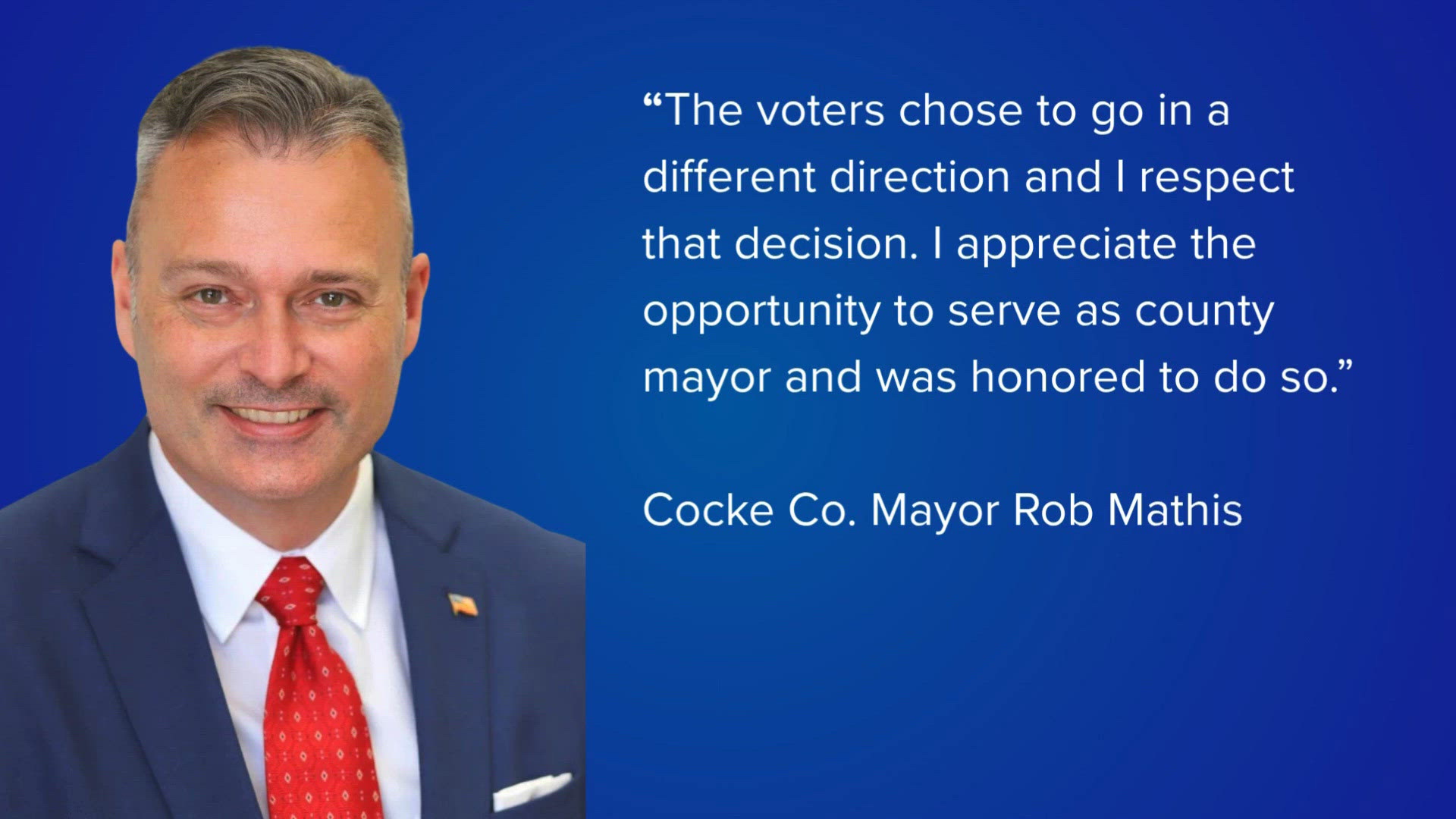 Cocke County Mayor Rob Mathis loses Republican bid for reelection to ...