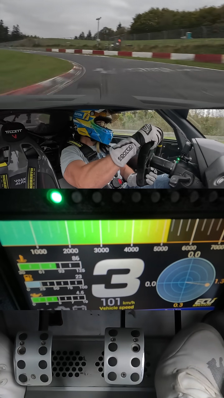 Image for A sharp Nürburgring corner pushes my car too hard