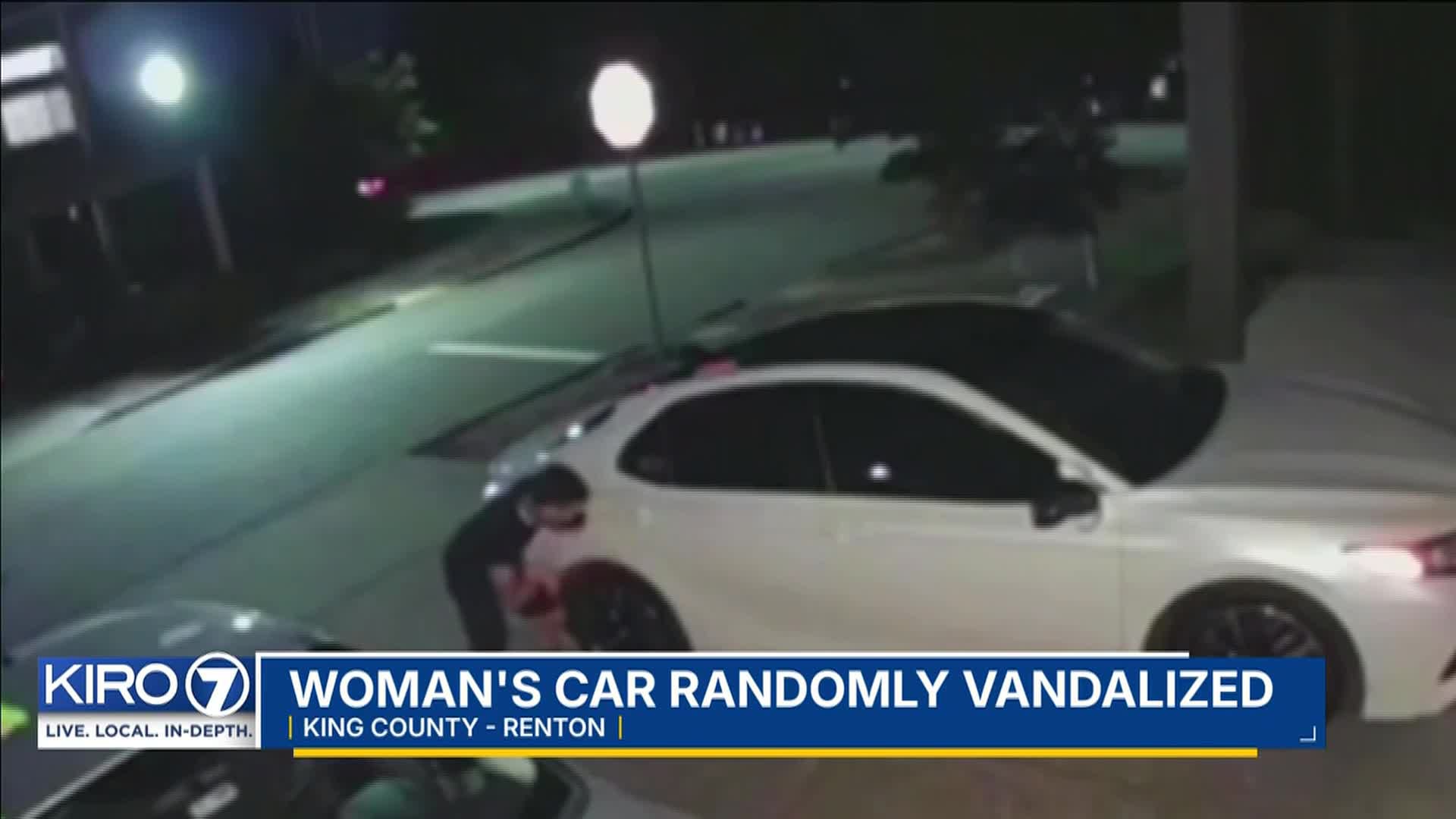 Caught on camera: Man slashing tires in Renton neighborhood