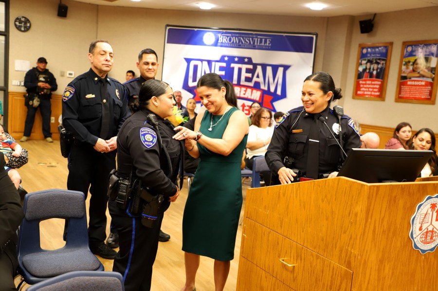 Brownsville ISD officer honored after saving 7-year-old choking student