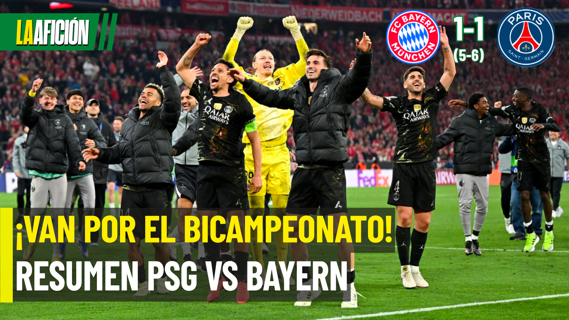 PSG elimina al Bayern y va a la final de Champions ante Arsenal