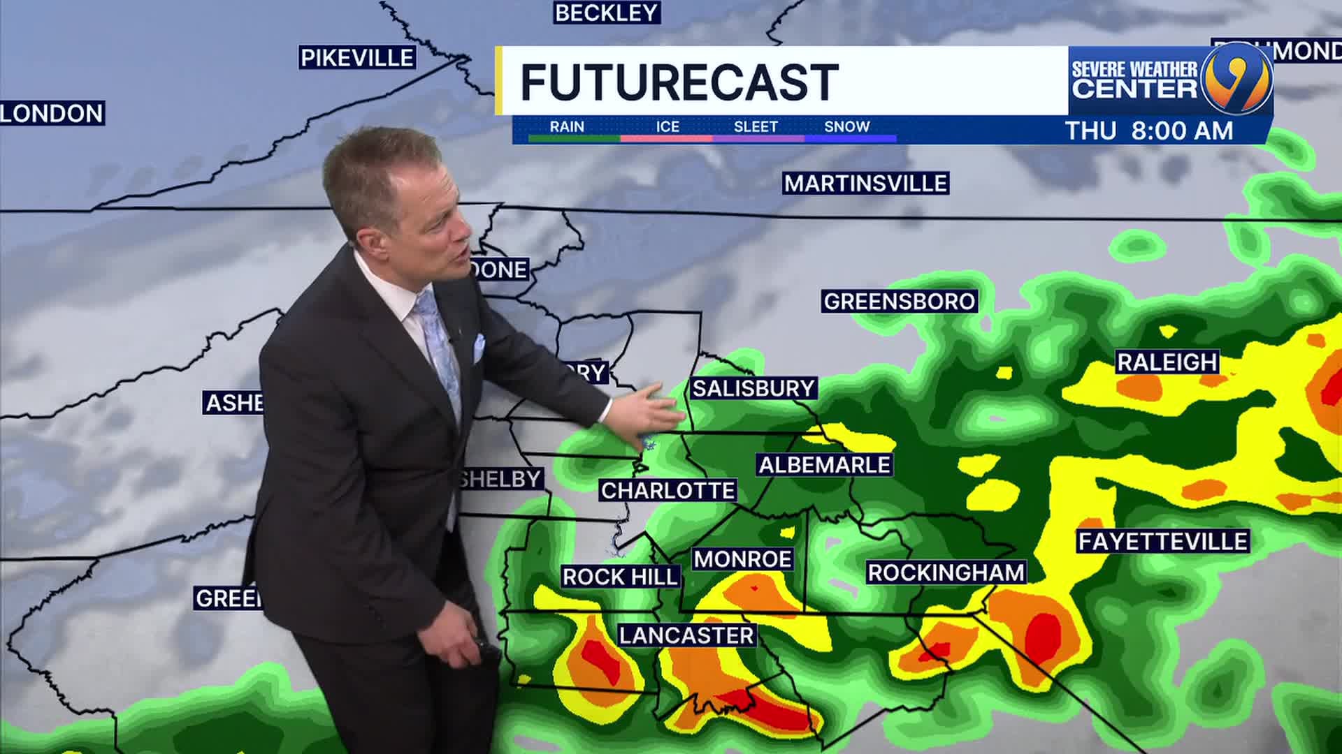 Forecast: Heavy downpours possible as storms move through overnight