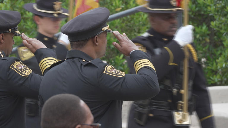 DeKalb police officer killed in CDC shooting honored at memorial for ...