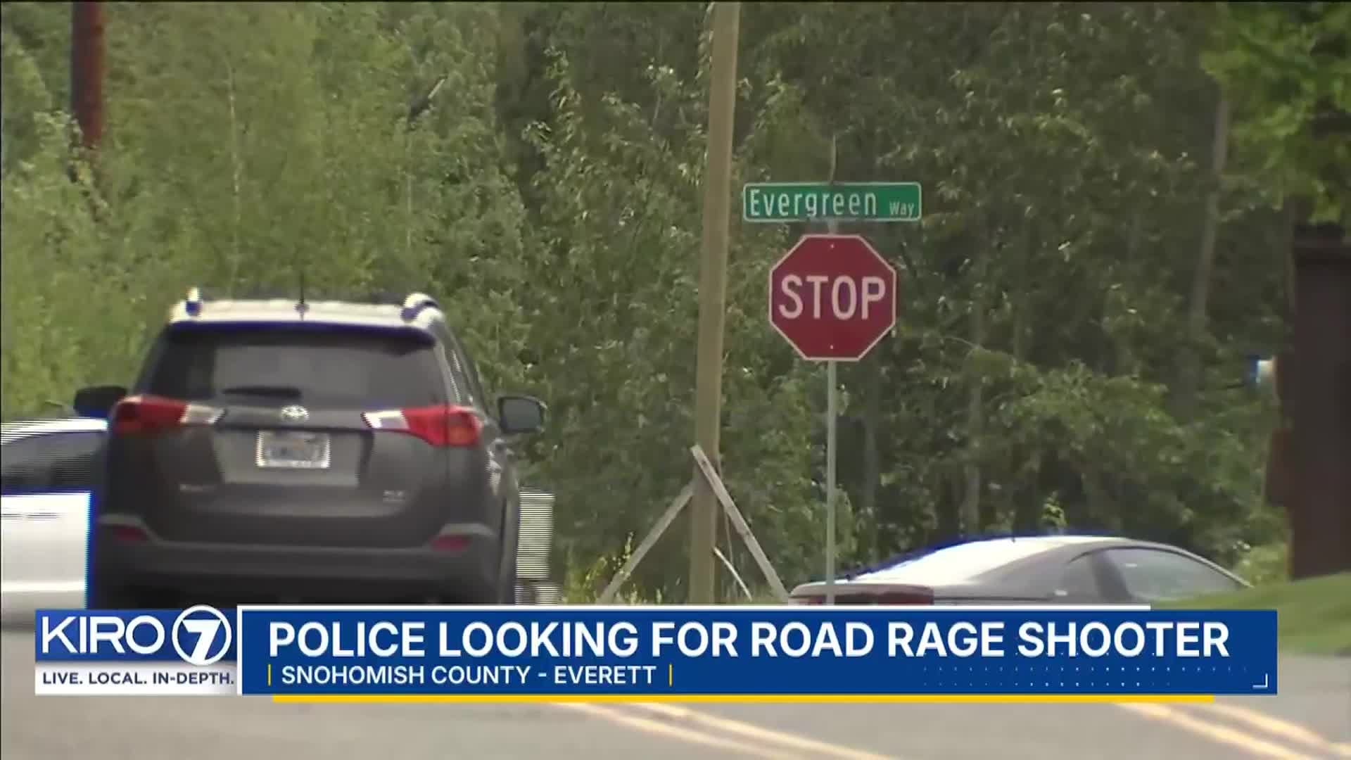 Everett police looking for road rage shooter after man shot twice