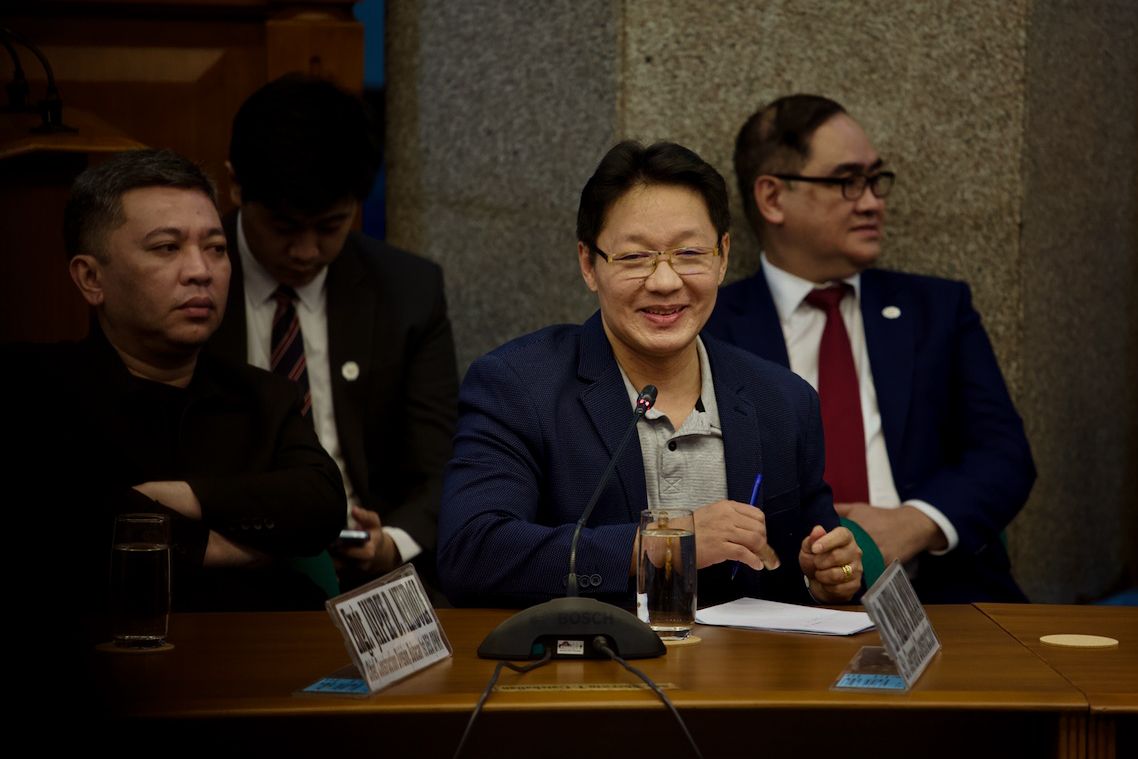 Curlee Discaya back in Senate after surgery