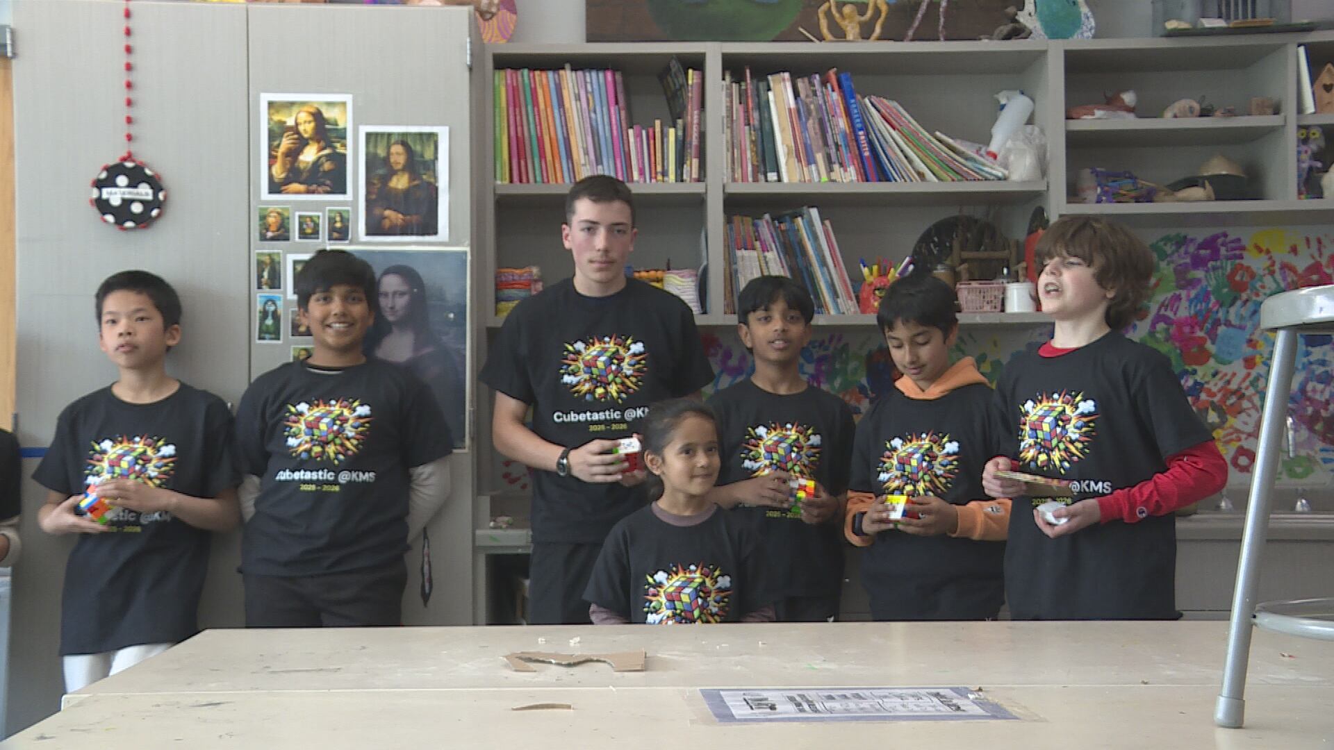 10-year-old co-founded school's first speedcubing club, now 13 members ...