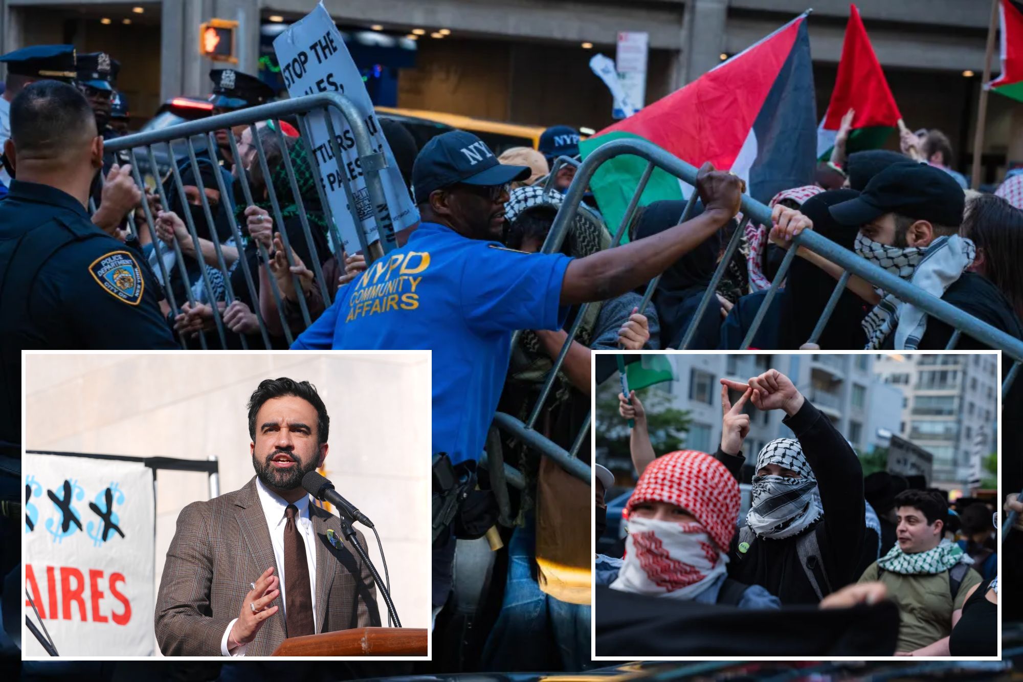 Mamdani doubles down on supporting anti-Israel protesters outside of ...