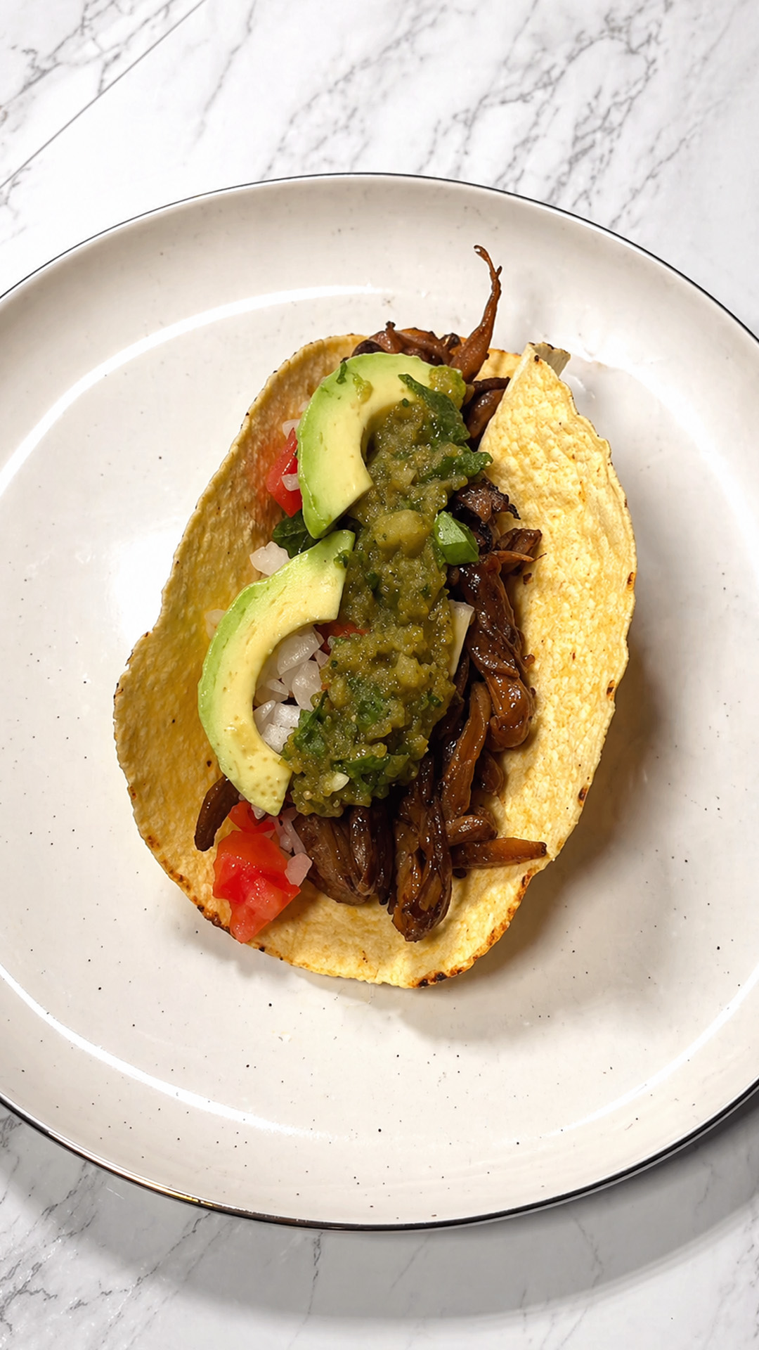 Homemade tacos with crispy shells and fresh flavors