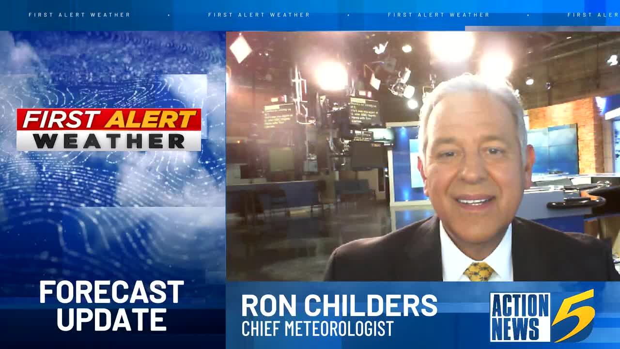 Your First Alert to a cool and dry end to the work week