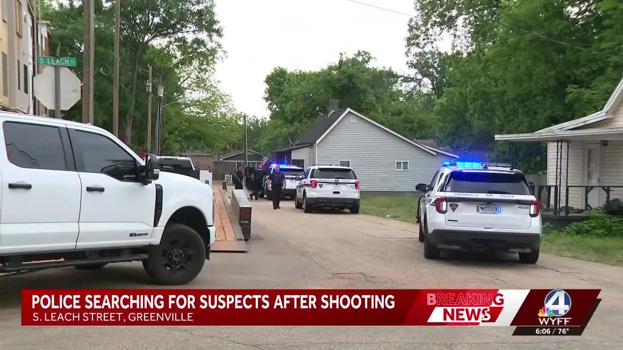 Greenville police search for suspects after shots fired
