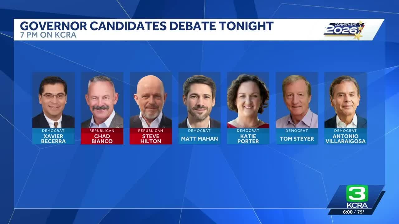 California governor candidates face off in LA debate