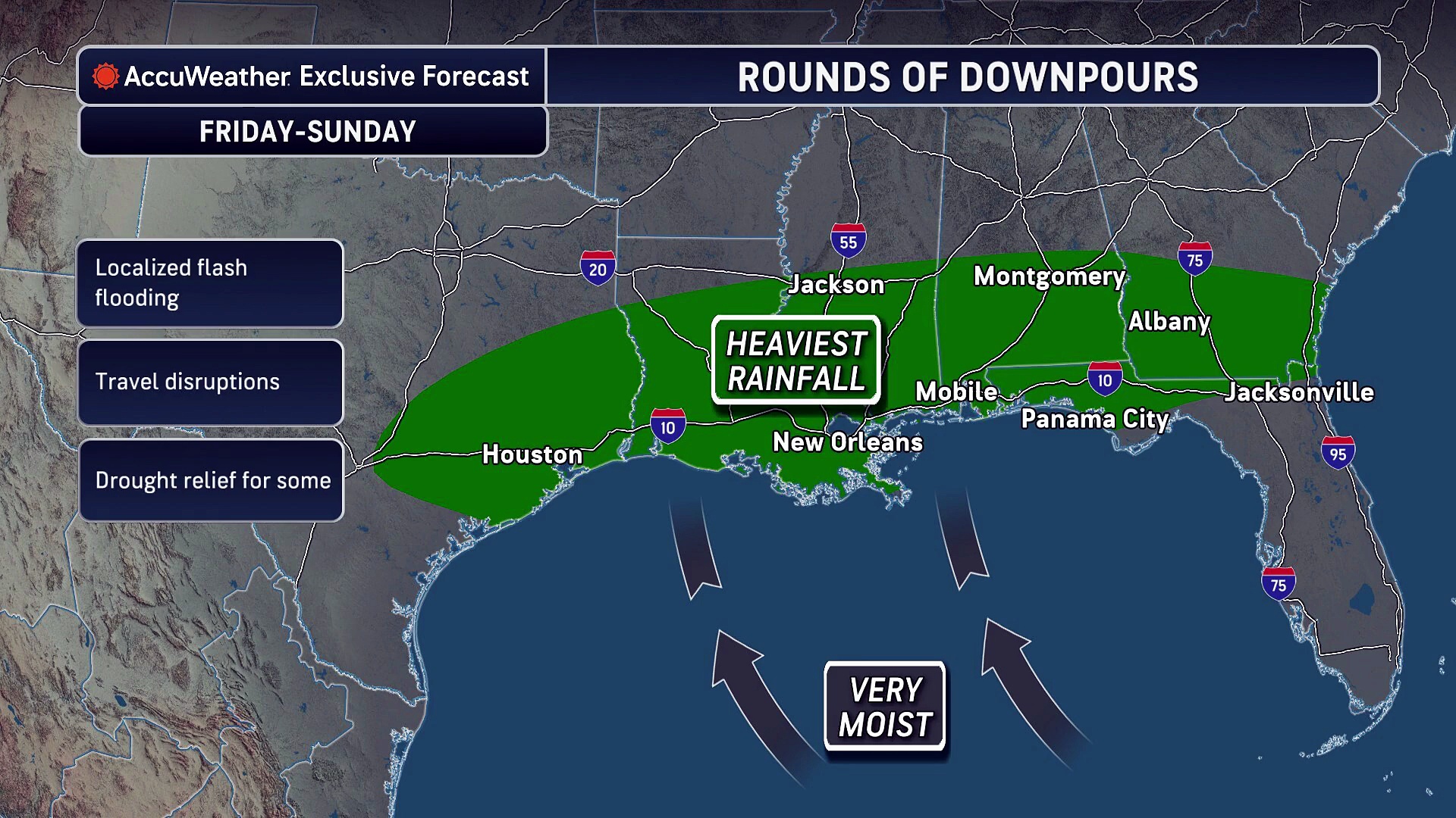 Rain to bring drought relief, flash flood risk