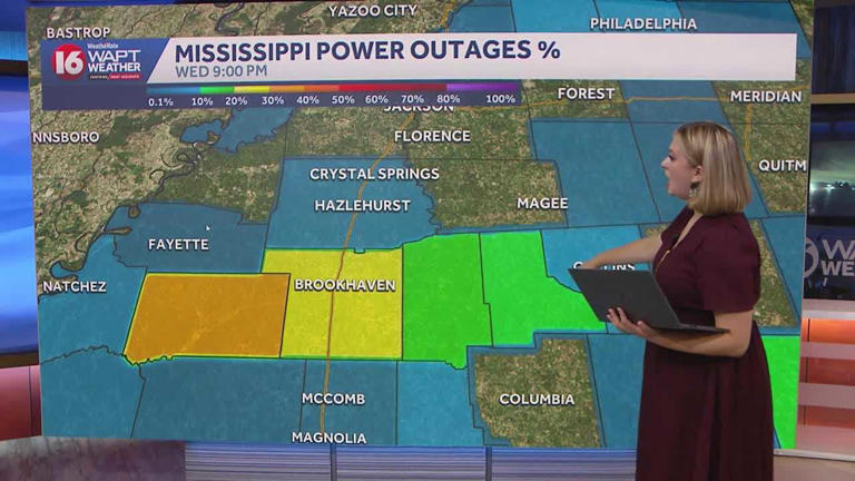 Live map: Track power outages across Mississippi as tornadoes slam state