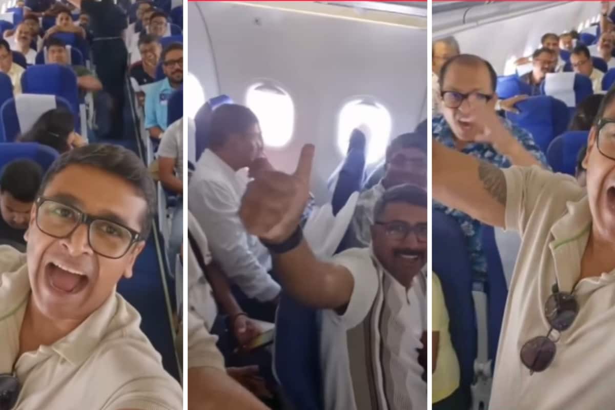 Passengers chant Jai Shri Ram inside IndiGo flight, internet asks 'Is ...