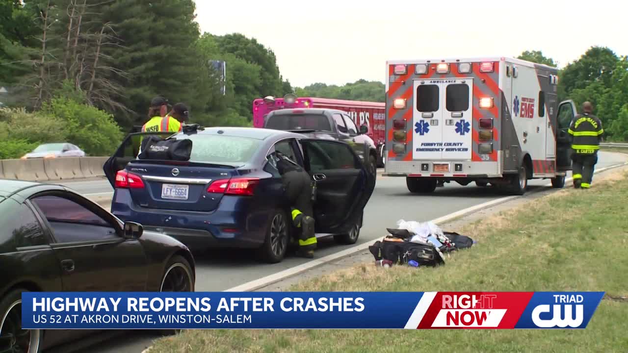 Southbound US 52 reopens after single-vehicle crash