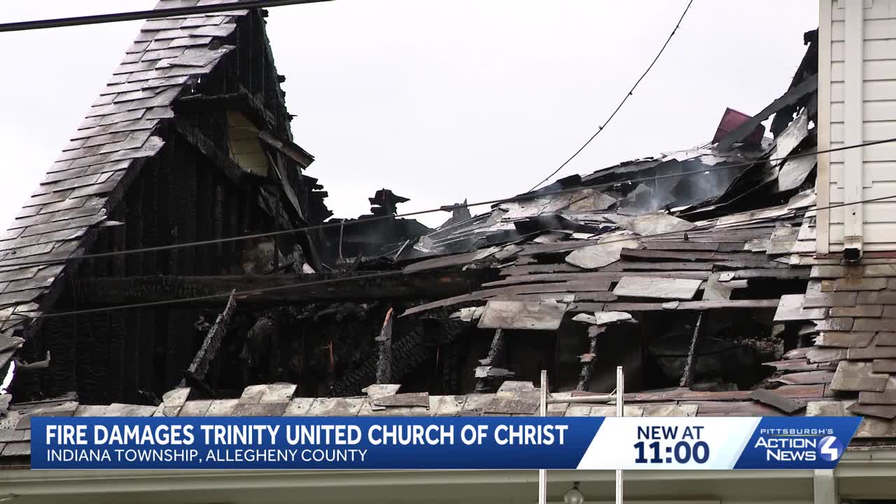Fire damages historic church in Indiana Township