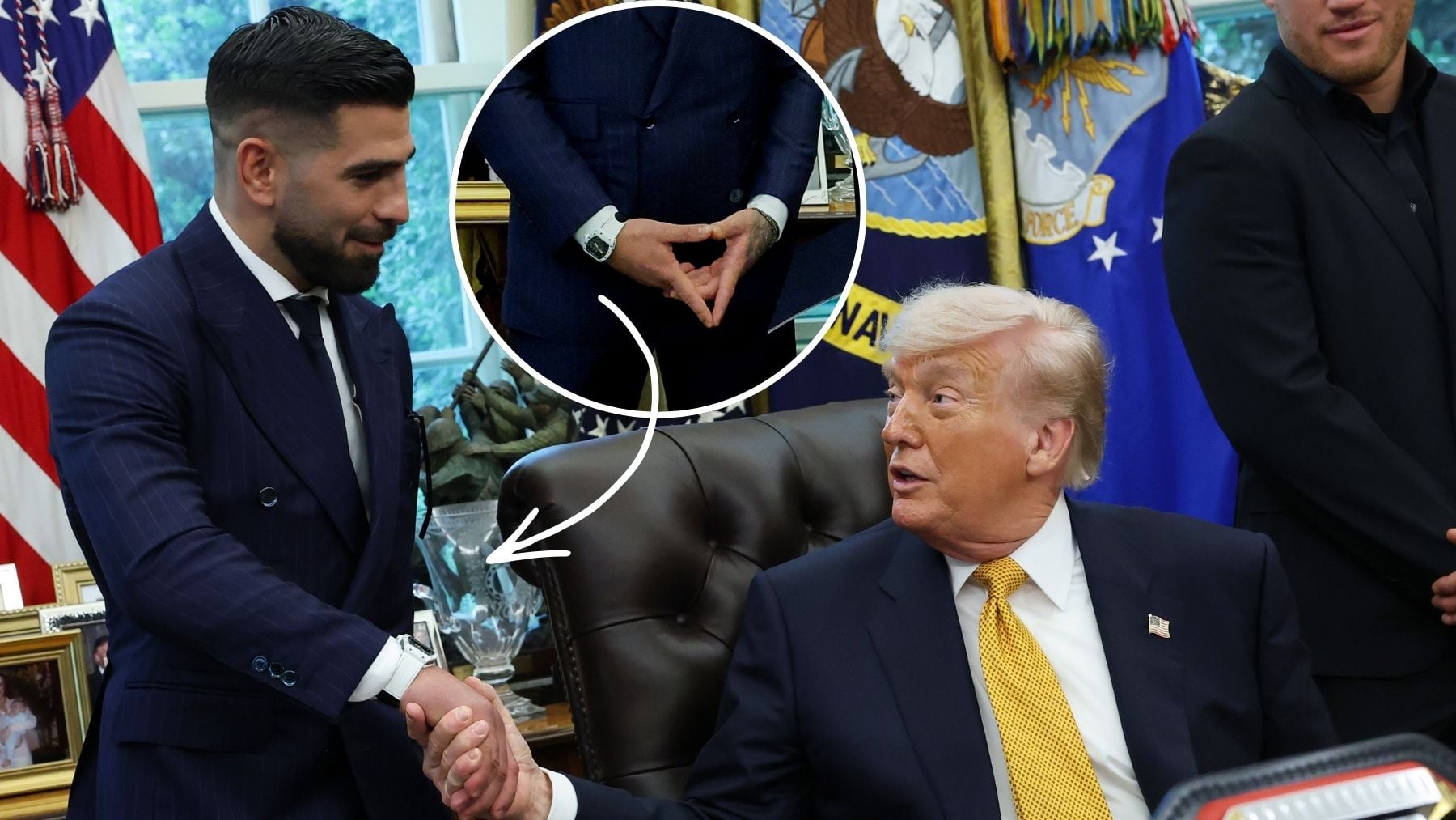 Ni el traje ni el saludo a Trump: el detalle más exclusivo de Ilia ...