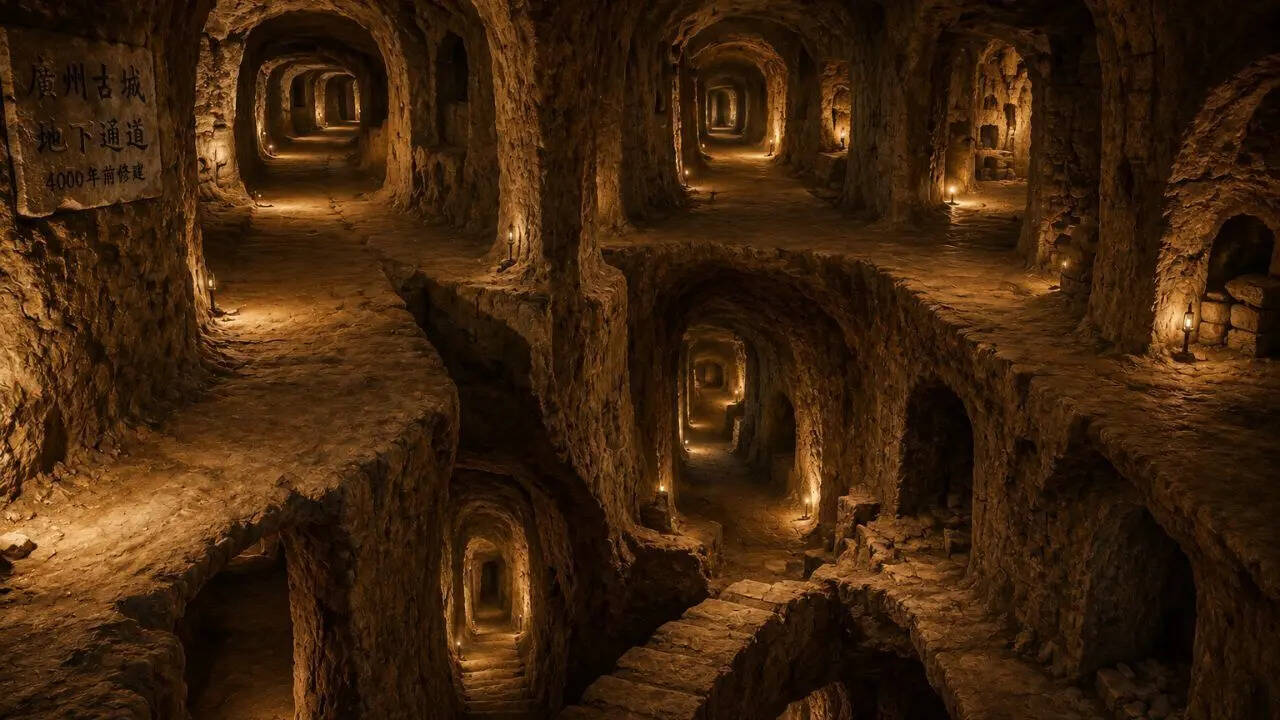 This ancient Chinese megacity hides mysterious underground tunnels ...