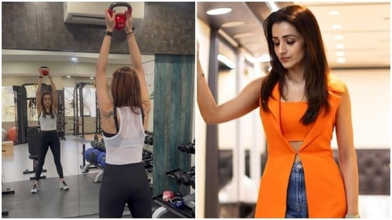 Trisha Krishnan at 43 redefines fitness with rigorous gym workout ...