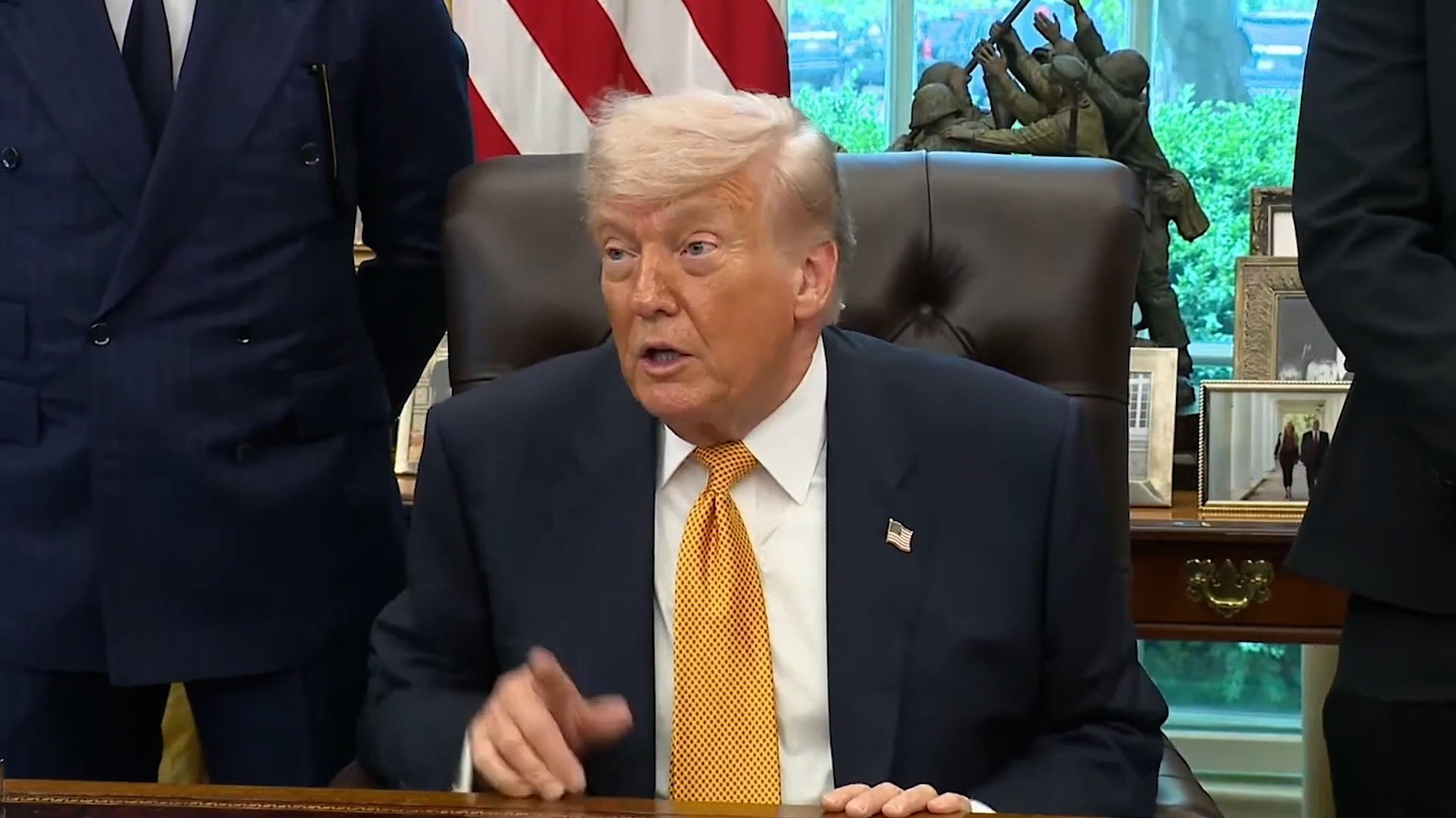Trump says US had "very good" talks with Iran in past 24 hours