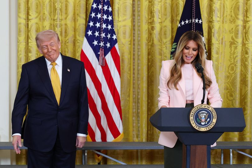 Melania Trump sparks laughter as she calls Donald Trump 'empathetic' on ...