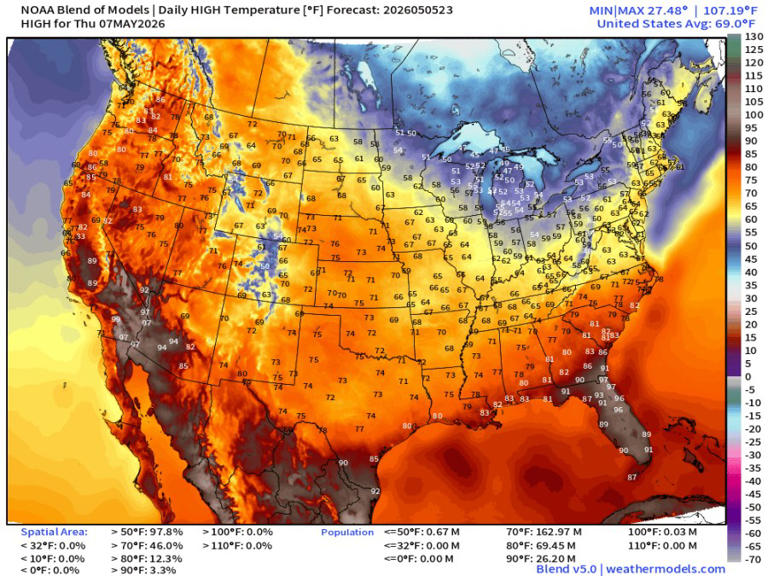 Potentially season’s final frost before temperatures warm up