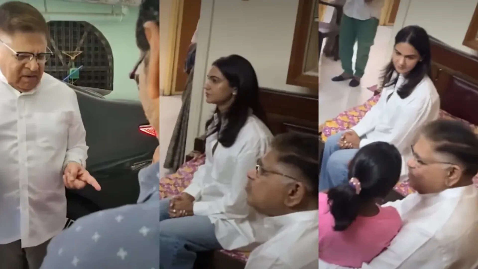 Allu Arjun’s father Allu Aravind, Sneha Reddy meet Sritej’s family ...