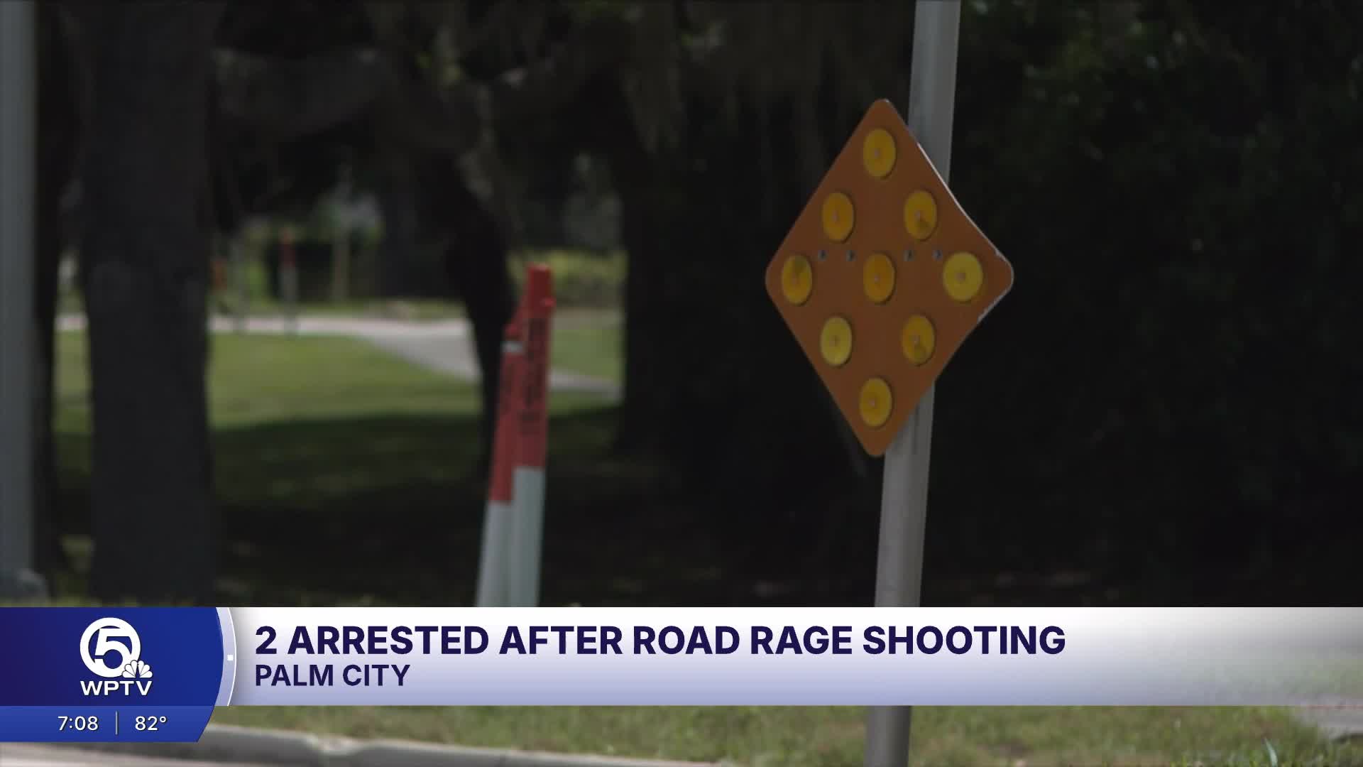 2 suspects arrested after road rage shooting, crash in Palm City