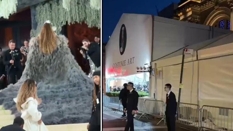 Met Gala 2026 viral video exposes tent setup behind glamorous event ...