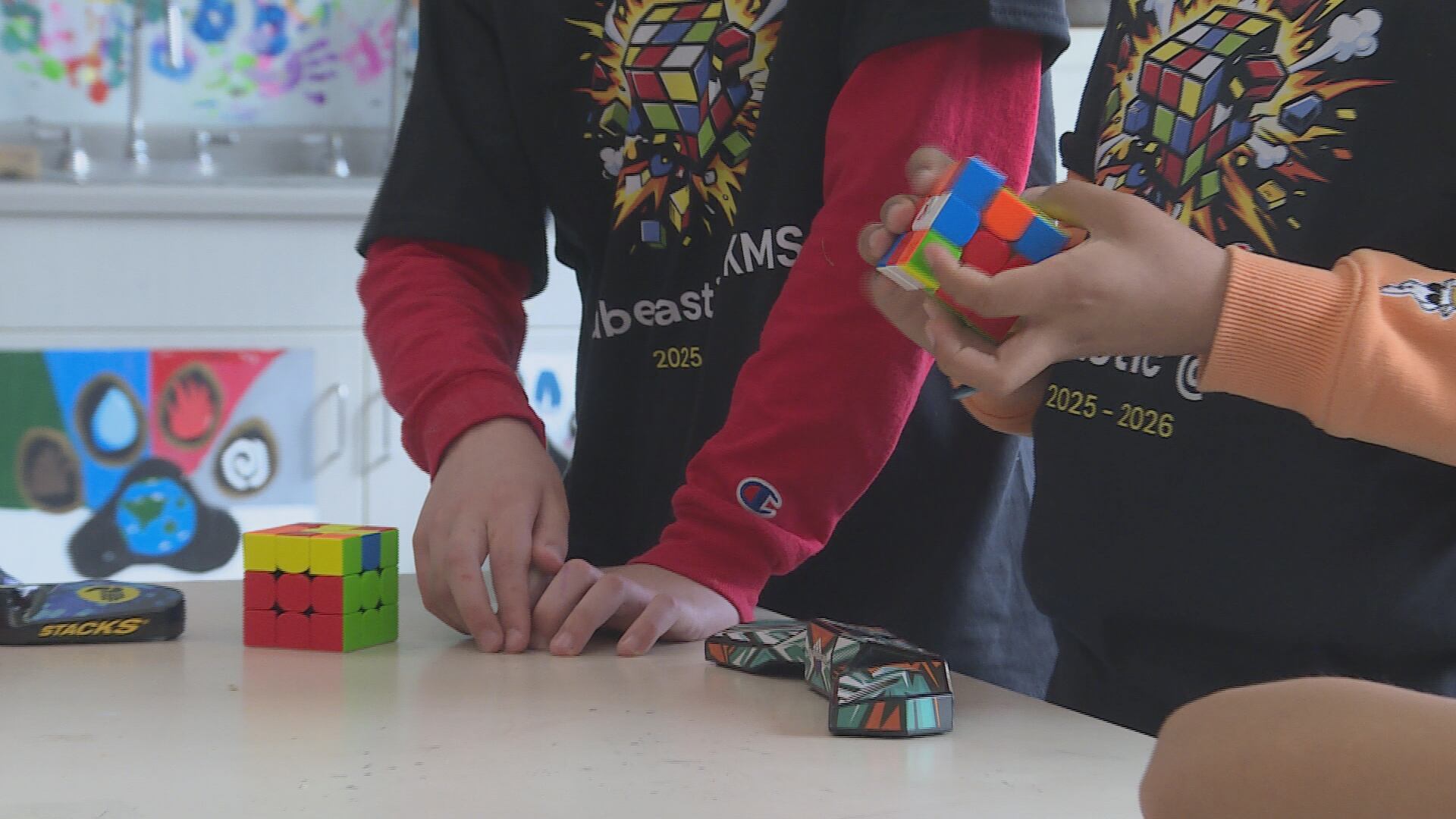 10-year-old co-founded school's first speedcubing club, now 13 members ...