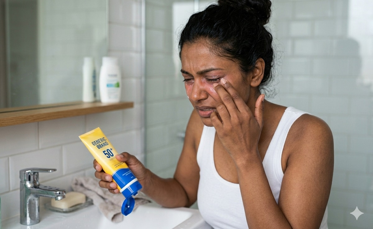 Sunscreen and your eyes: What happens when it accidentally gets in?