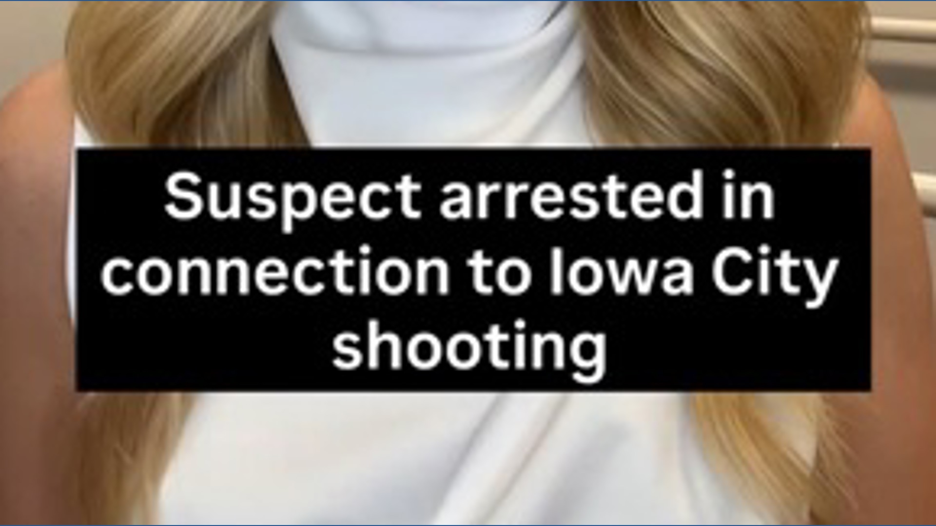 Suspect in April Iowa City shooting arrested