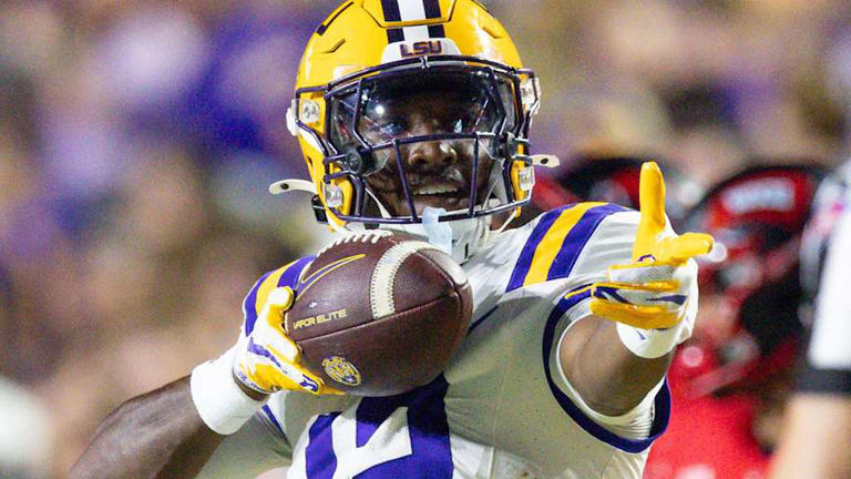 Here is the path to playing time for LSU freshman WR Corey Barber Jr.