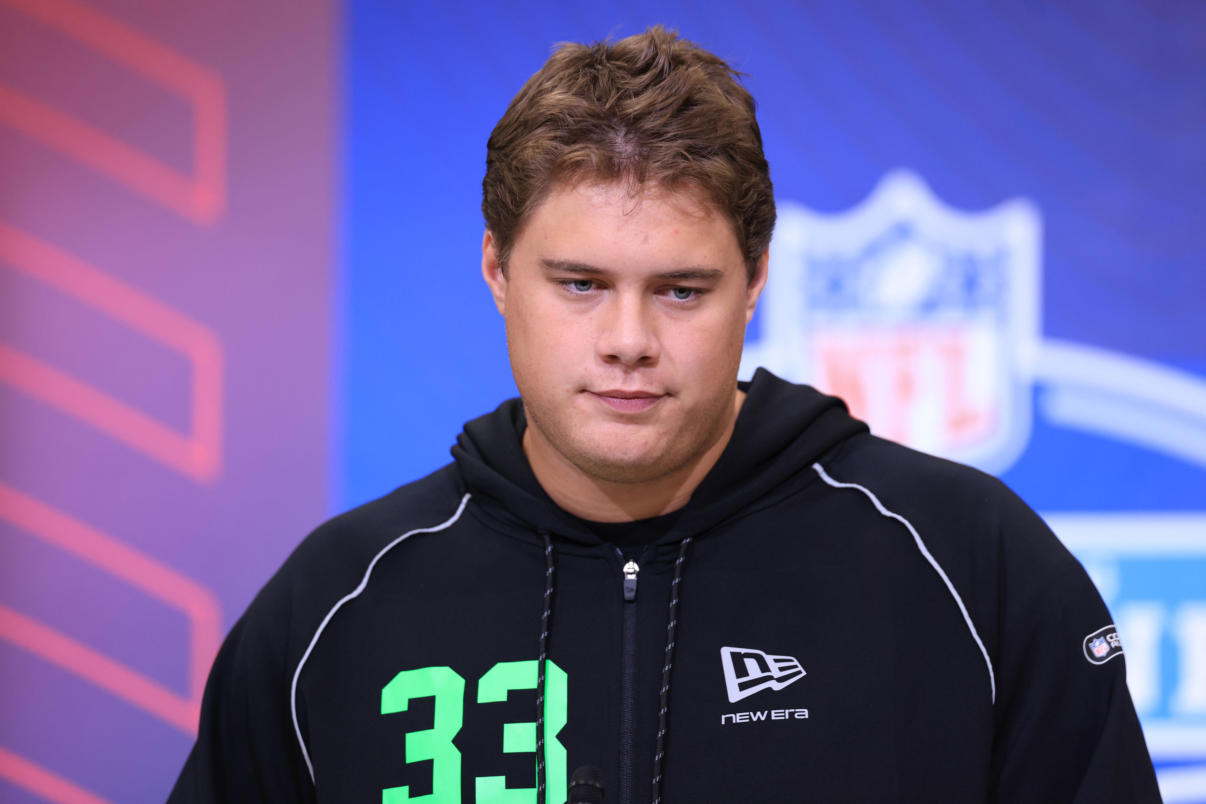 Patriots rookie Caleb Lomu announces his preferred position to play