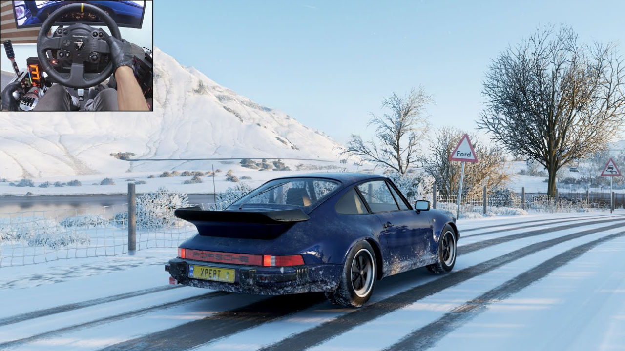 Porsche 930 Turbo in Forza Horizon 4 Thrustmaster TX gameplay