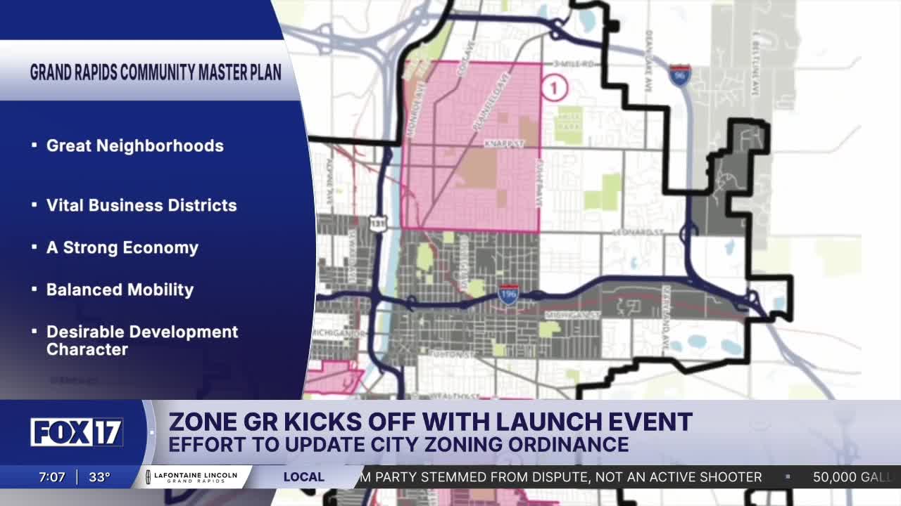 Grand Rapids launches Zone GR zoning update project tonight