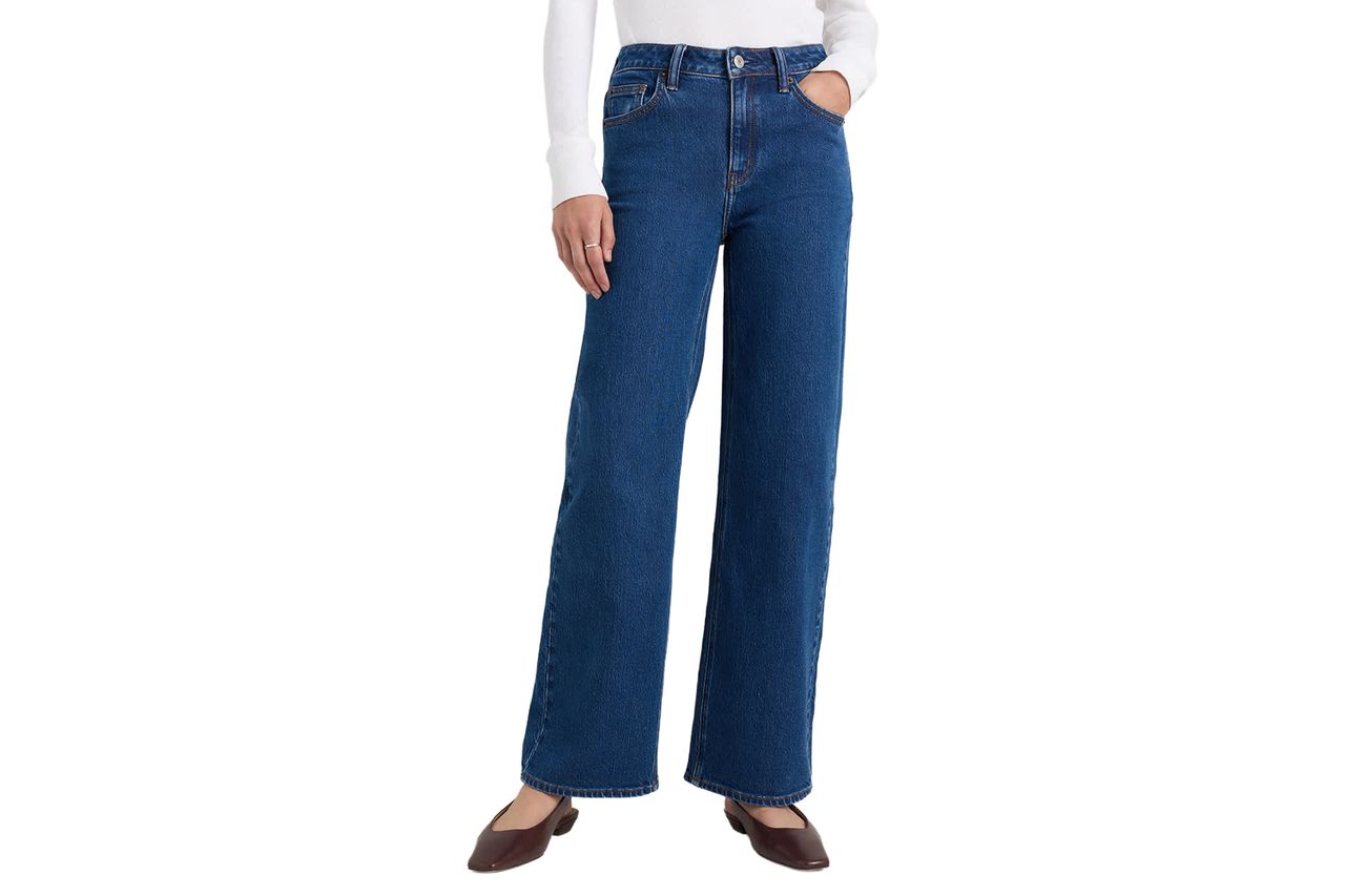 Quince Bella Stretch Relaxed Straight Jeans