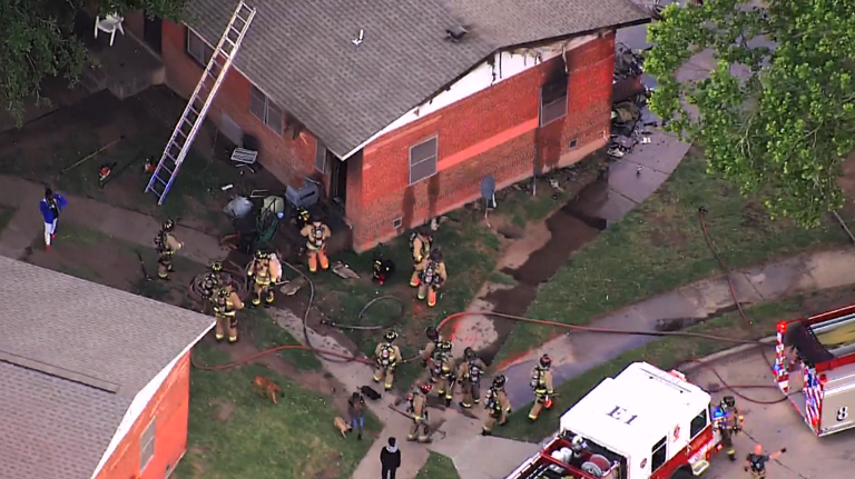 Crews put out flames after fire breaks out at southwest OKC apartment ...