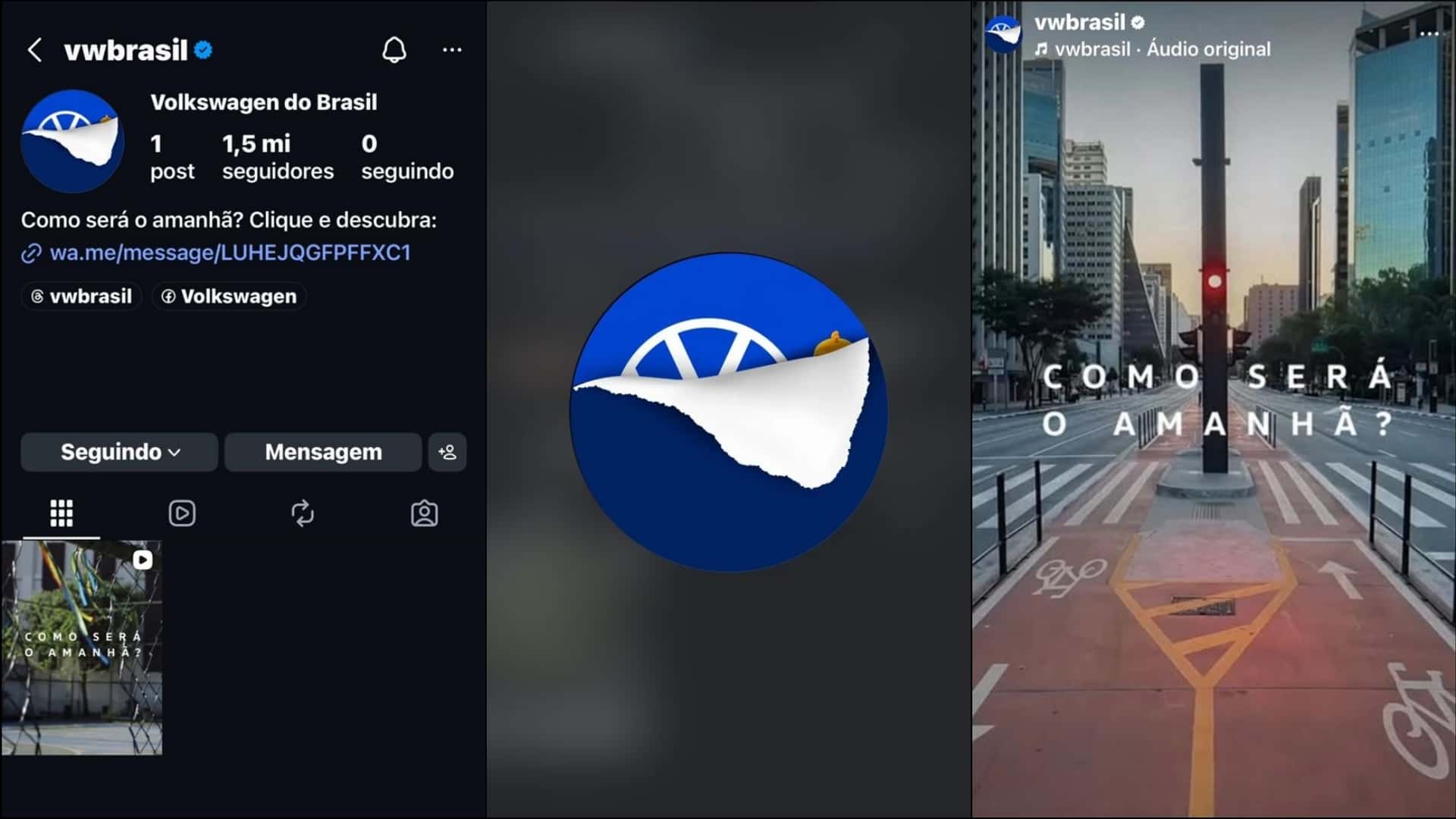 Nova Tukan? VW do Brasil faz suspense e apaga feed do Instagram