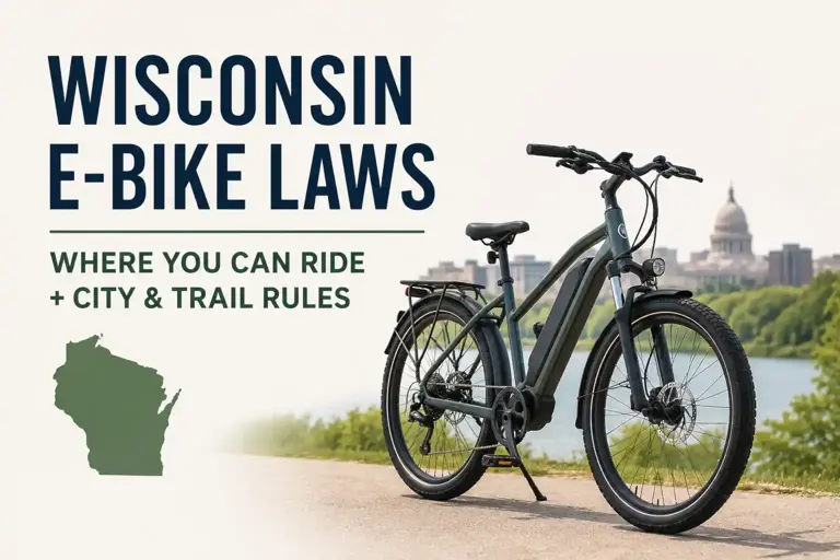 Wisconsin e-bike laws explained (2026 guide)